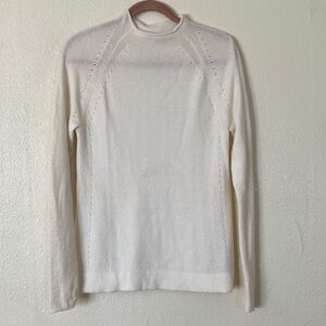 GAP Cream Wool Blend Sweater, S